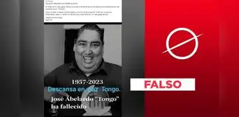 Tongo no ha fallecido pero su estado de salud aún es delicado