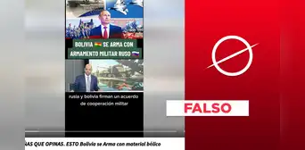 No, este video no muestra que Bolivia se está equipando "con armamento militar ruso” No, este video no muestra que Bolivia se está equipando "con armamento militar ruso”
