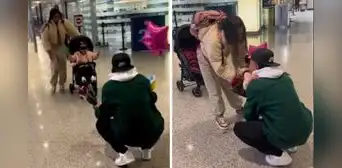 Samahara Lobatón y su hija protagonizan tierno encuentro con Youna en aeropuerto Samahara Lobatón y su hija protagonizan tierno encuentro con Youna en aeropuerto