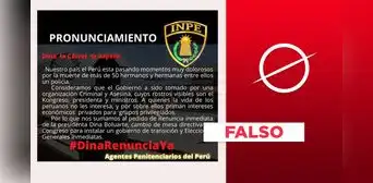 INPE no es autor del pronunciamiento que pide “renuncia inmediata” de la presidenta Dina Boluarte INPE no es autor del pronunciamiento que pide “renuncia inmediata” de la presidenta Dina Boluarte