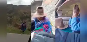 Anciana aguardaba un auto por horas y se emociona al recibir ayuda de chofer en Áncash Anciana aguardaba un auto por horas y se emociona al recibir ayuda de chofer en Áncash