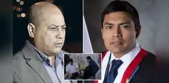 Américo Gonza se reunió con Beder Camacho horas previas a discutirse adelanto de elecciones Américo Gonza se reunió con Beder Camacho horas previas a discutirse adelanto de elecciones