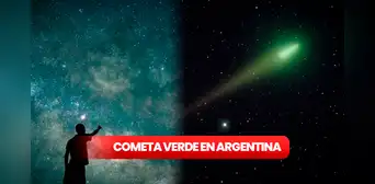 Cometa verde 2023: ¿a qué hora se verá en Argentina? Cometa verde 2023: ¿a qué hora se verá en Argentina?