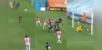 Rodrigo Cuba dio cátedra con 'asistencia' desde un saque lateral para el gol de Jesús Barco Rodrigo Cuba dio cátedra con 'asistencia' desde un saque lateral para el gol de Jesús Barco