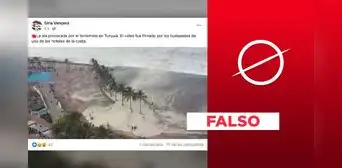 No, video del mar saliéndose no fue grabado tras el terremoto en Turquía: es del 2017 No, video del mar saliéndose no fue grabado tras el terremoto en Turquía: es del 2017