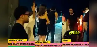 Ezio Oliva intentó entrar a la fuerza a discoteca y seguridad se lo impidió: "No hay ingreso" Ezio Oliva intentó entrar a la fuerza a discoteca y seguridad se lo impidió: "No hay ingreso"