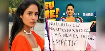 Mayella Lloclla protesta en ESTRENO de "Asu mare": "Que nuestros privilegios no nos nublen la empatía"