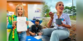 María Fernanda Vargas, exmodelo de OnlyFans y periodista, es nueva alcaldesa de Simón Bolívar, en Guayas