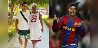 Ronaldinho revela que su hijo fichará por el FC Barcelona: "Estaré más presente que nunca" Ronaldinho revela que su hijo fichará por el FC Barcelona: "Estaré más presente que nunca"