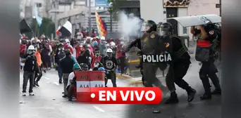 Marcha en Lima: manifestantes se movilizaron por el centro histórico y se congregaron en la Plaza Dos de Mayo Marcha en Lima: manifestantes se movilizaron por el centro histórico y se congregaron en la Plaza Dos de Mayo