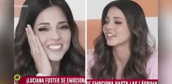 Luciana Fuster llora tras su anuncio oficial en el Miss Perú: "Voy a trabajar por el país"