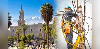 Corte de luz en Arequipa afectará a 10 distritos desde el 9 hasta al 11 de febrero Corte de luz en Arequipa afectará a 10 distritos desde el 9 hasta al 11 de febrero