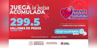 Sorteo Melate: Resultados de la Lotería Nacional HOY 8 de febrero Sorteo Melate: Resultados de la Lotería Nacional HOY 8 de febrero