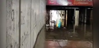 Torrencial lluvia en Arequipa deja vehículos bajo el agua y calles inundadas