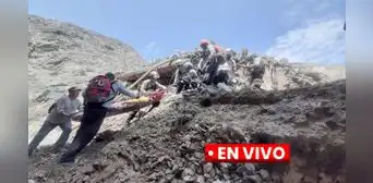 Huaicos en Arequipa EN VIVO: Policía rescata a una sobreviviente y el cadáver de un varón en Posco Misky