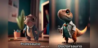 ¿Cómo crear tu propio meme o sticker del dinosaurio bebé con la inteligencia artificial?