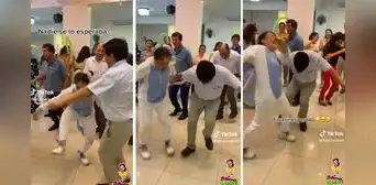 Peruano reta a payasita a bailar huayno y usuarios se sorprenden con inesperado final