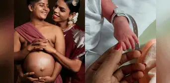 Nacimiento histórico en la India: pareja transgénero celebra la llegada de su primer bebé