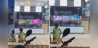 Vendedor pone dibujos en el televisor para que niños sin hogar puedan distraerse: “Hermoso gesto” Vendedor pone dibujos en el televisor para que niños sin hogar puedan distraerse: “Hermoso gesto”