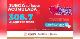 Sorteo Melate: Resultados de la Lotería Nacional del 10 de febrero Sorteo Melate: Resultados de la Lotería Nacional del 10 de febrero