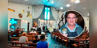 Sacerdote evitó un feminicidio en plena misa: detenido había comulgado minutos antes Sacerdote evitó un feminicidio en plena misa: detenido había comulgado minutos antes