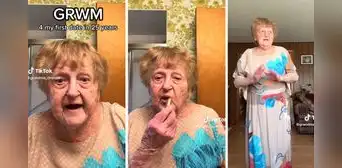 Una mujer de 92 años se grabó arreglándose para su primera cita luego de más de 30 años y se hizo viral