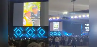Super Junior en Lima: fanáticos reportaron imágenes de la PNP en pantallas del concierto
