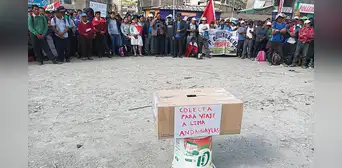 Manifestantes: “Acusación de tener financiamiento ilegal nos ofende” Manifestantes: “Acusación de tener financiamiento ilegal nos ofende”