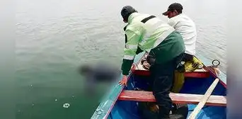 Hallan y rescatan 2 cadáveres que flotaban a un costado de bote en lago Titicaca
