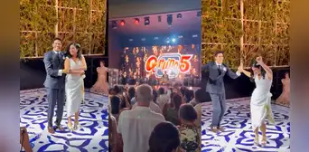 André Silva se casó con Adriana Álvarez: así fue su primer baile de esposos con Grupo 5 EN VIVO