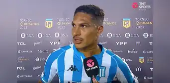 Paolo Guerrero se emocionó tras debutar con Racing: "Jugar en el Cilindro era mi sueño"