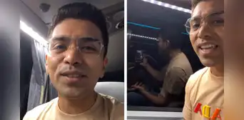 Christian Yaipén explica por qué no vio a fan desde bus del Grupo 5: El polarizado está al revés Christian Yaipén explica por qué no vio a fan desde bus del Grupo 5: El polarizado está al revés