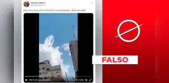 No, imágenes de nubes en forma de manos rezando en Siria tras el terremoto no son reales No, imágenes de nubes en forma de manos rezando en Siria tras el terremoto no son reales