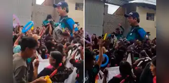 Carnavaleros festejan y cargan a persona en silla de ruedas: "El carnaval también es inclusión"