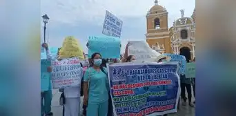 Trujillo: unos 600 trabajadores CAS COVID-19 exigen reincorporación