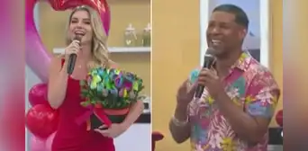 ‘Giselo’ recibe romántica sorpresa EN VIVO de su novio Paolo por el Día de San Valentín ‘Giselo’ recibe romántica sorpresa EN VIVO de su novio Paolo por el Día de San Valentín