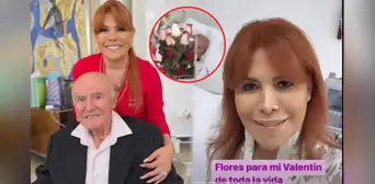 Magaly Medina conmueve al llevarle flores a su padre al hospital: “Mi 'Valentín' de toda la vida” Magaly Medina conmueve al llevarle flores a su padre al hospital: “Mi 'Valentín' de toda la vida”