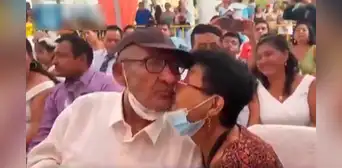 Pareja de adultos mayores se casa en pleno San Valentín luego de 56 años de relación Pareja de adultos mayores se casa en pleno San Valentín luego de 56 años de relación