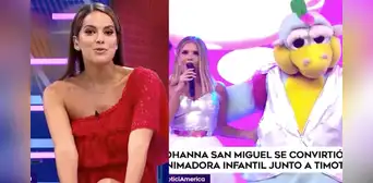 Valeria Piazza no ve a Johanna como animadora infantil: "Acostumbrada a verla en 'Esto es Guerra'”