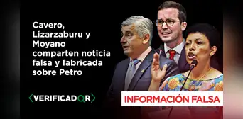 "Destape" sobre Petro que replicaron congresistas Cavero, Moyano y Lizarzaburu es fabricado "Destape" sobre Petro que replicaron congresistas Cavero, Moyano y Lizarzaburu es fabricado