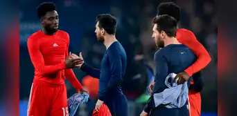 ¡Cumplió un sueño! Davies anuló a Messi, pero tras el partido lo buscó para cambiar camisetas