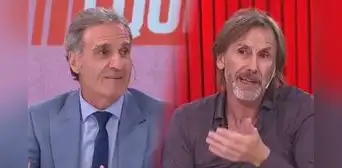 Ricardo Gareca se incomoda con Óscar Ruggeri cuando este revelaba una anécdota que vivieron en Perú