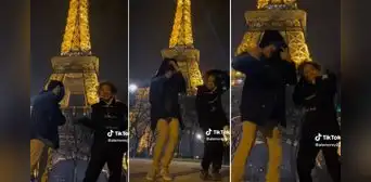 Pareja peruana baila el “Rap del gringo atrasador” bajo la Torre Eiffel y causa furor