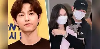 Song Joong Ki y su esposa reaparecen juntos en aeropuerto de Corea