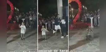 Niño enternece al interpretar canción de Azucena Calvay: "Ay, cómo me duele dejar de amarte" Niño enternece al interpretar canción de Azucena Calvay: "Ay, cómo me duele dejar de amarte"