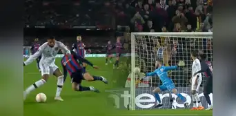 Marcos Alonso puso el 1-0 de Barcelona sobre el United, pero Rashford lo empató en 2 minutos