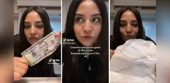 Joven sorprende a usuarios al revelar cuánto gana en propinas al día limpiando hoteles en EE. UU.