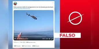 No, este video no muestra persecución estadounidense de ovni en Canadá No, este video no muestra persecución estadounidense de ovni en Canadá
