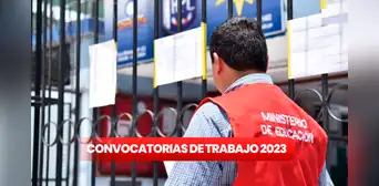 ¿Tienes secundaria completa? Minedu lanza convocatoria de trabajo con sueldos desde S/2.100