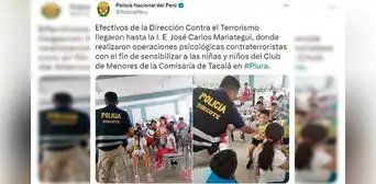 Dircote no contaba con autorización para adoctrinar a niños ambulantes